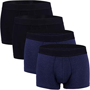 COMSOFT Men's Boxer Briefs Soft Cotton Tag-Free Underwear Boxer Briefs