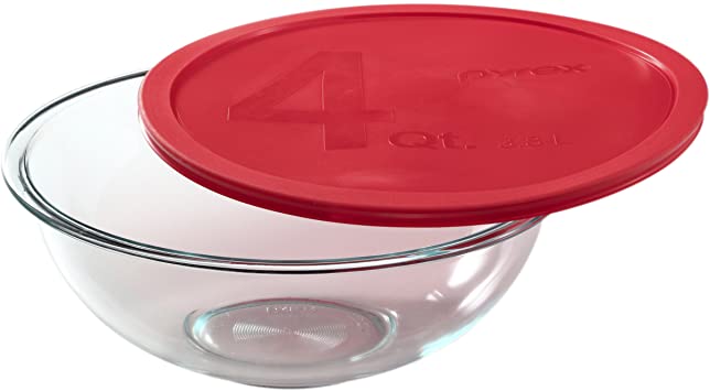 Pyrex Smart Essentials 4-Quart Glass Mixing Bowl