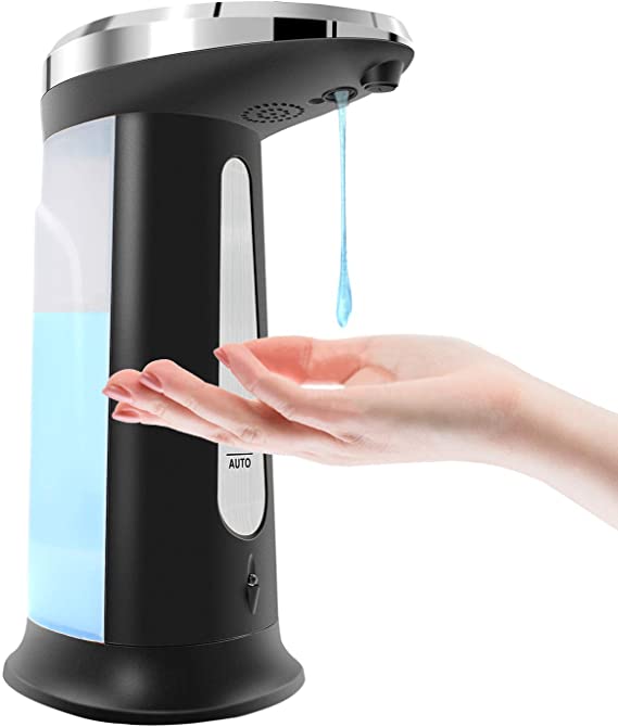 Innosinpo Soap Dispenser 【2020 Newest Version】, Touchless Automatic Soap Dispenser, Infrared Motion Sensor Dish Liquid Hands-Free Auto Soap Dispenser, Upgraded Waterproof Base