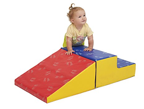 ECR4Kids SoftZone Little Me Play Climb and Slide, Primary (2-Piece)