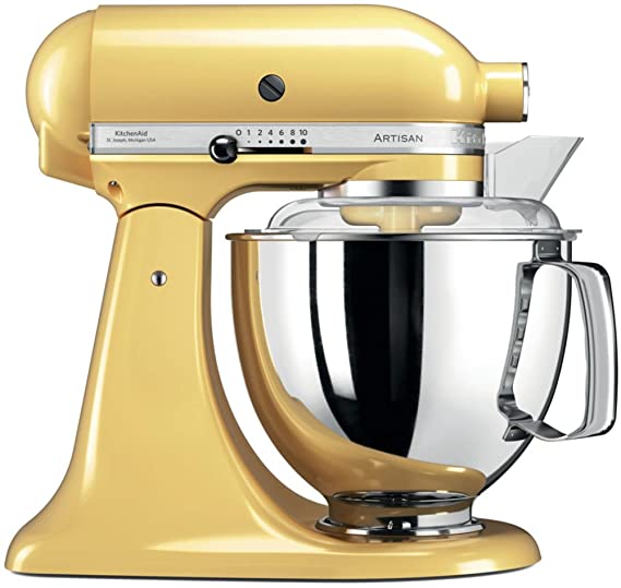 KitchenAid Artisan Stand Mixer (Majestic Yellow, Stainless Steel, 50/60Hz)