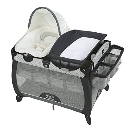 Graco Pack 'n Play Quick Connect Portable Lounger Deluxe Playard, McKinley