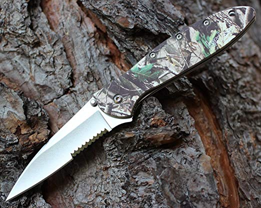 Kershaw 1660RTST Leek Camo Serrated