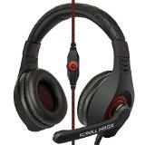 Etekcity Scroll Gaming Headset H5GX LED Light Up Effect BlackRed