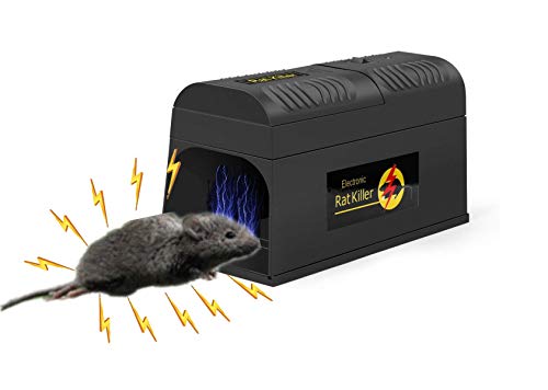 Greathouse Electronic Rat Killer-High Voltage Electronic Shock, 100% Instant & Safe Humane Rodent Control Trap