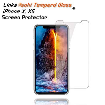 iPhone X/XS Screen Protector Glass, Links Tempered Glass Screen Protector (2 Pack)