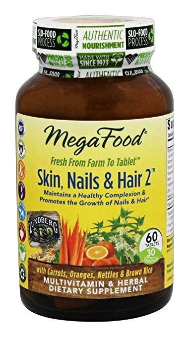 Megafood - Skin, Nails, Hair 2 - 60 TABLETS