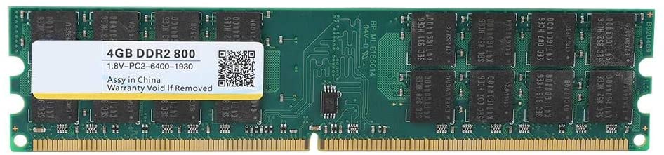 4GB 800MHZ DDR2 Memory Module 1.8V 240PIN 4GB RAM Ensure Stable and Fast Data Transmission, for PC2-6400 Desktop Computer for AMD Motherboard