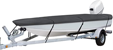 Classic Accessories StormPro Heavy Duty Boat Cover with Support Pole
