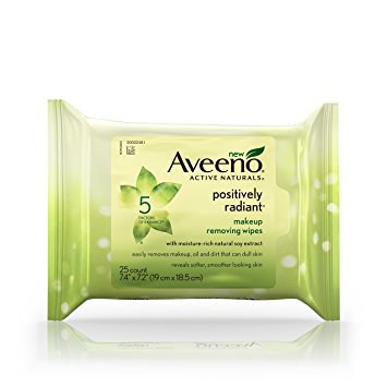 Aveeno Positively Radiant Daily Cleansing Pads, 25 Count