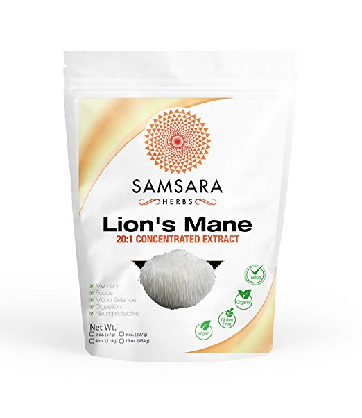 Lions Mane Extract Powder (2oz/57g) - 20:1 CONCENTRATED EXTRACT