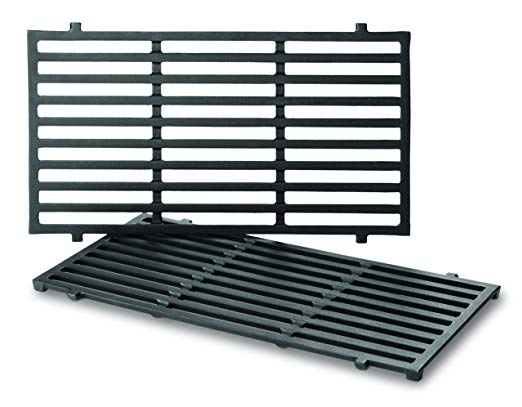 Weber 7637 Porcelain-Enameled Cooking Grates for Spirit 200 Series Gas Grills (2 Grates/pack) (17.5 x 10.2 x 0.5)