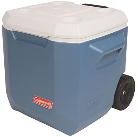 Coleman Xtreme 4 Marine Wheeled Cooler, 40 Quart, 5886, Blue, Holds 60 Cans, 3000005588