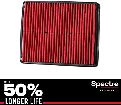 Spectre Essentials Engine Air Filter: Premium, 50-Percent Longer Life: Fits Select 2010-2017 KIA/HYUNDAI (Cadenza, Optima, Sorento, Azera, Sonata, Sonata Hybrid, Santa Fe), SPA-2448