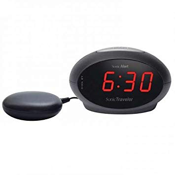 Sonic Alert Traveler SBT600ss Dual Vibrating Alarm Clock