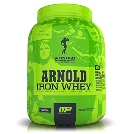 Muscle Pharm Arnold Schwarzenegger Series Iron Whey, Vanilla, 5 Pound