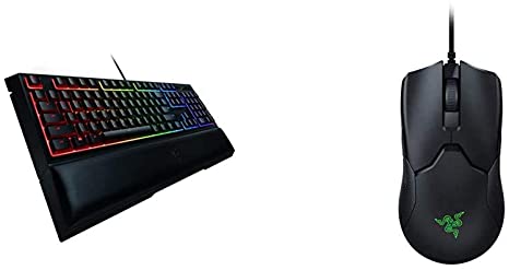 Razer Ornata Chroma Gaming Keyboard   Viper Ultralight Ambidextrous Gaming Mouse Bundle