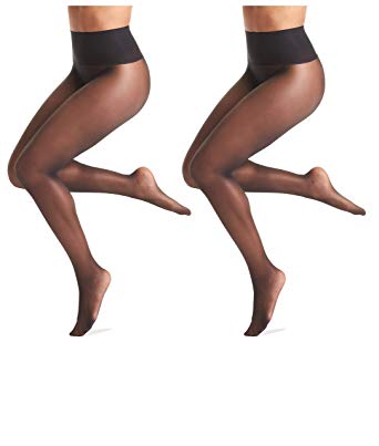 Warner's Women's No Digging Seamless Sheer Tights (2 Pack)