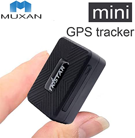 MUXAN Mini Portable GPS Tracker for Kids Vehicles, Personal Travel Anti-Lost GPS Tracker,Tracking Device for Cars-Motocycle-Kids-Elderly-Important Documents-Luggage TK913.
