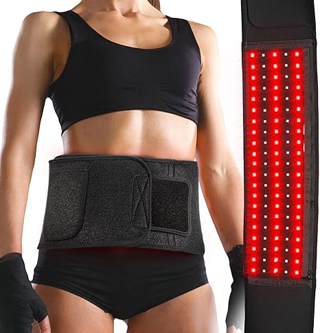 Krevi Red Light Therapy Belt - Near Infrared Light Therapy & Red Light Therapy for Body,660nm&850nm Infrared Light Therapy for Relaxing Muscle, Inflammation, Improve Circulation - Infrared Therapy