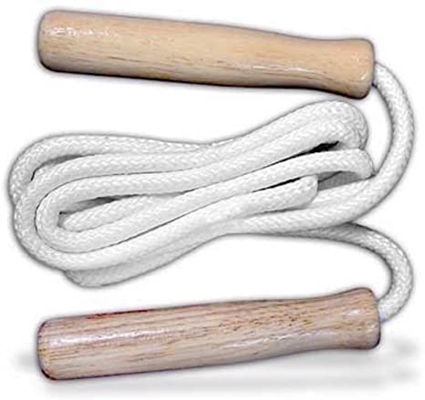 Cannon Sports Polyester Jump Ropes with Wooden Handles