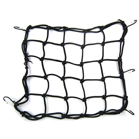 KLOUD City® Premium Bungie Bike Bicycle Bungee Cargo Net with 6 Hooks