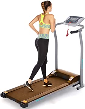 ANCHEER Folding Treadmill, 12 Preset Programs, Treadmills with LCD Monitor Motorized, New Levels Indoor Walking Jogging Running Exercise Machine Trainer for Home Gym Office