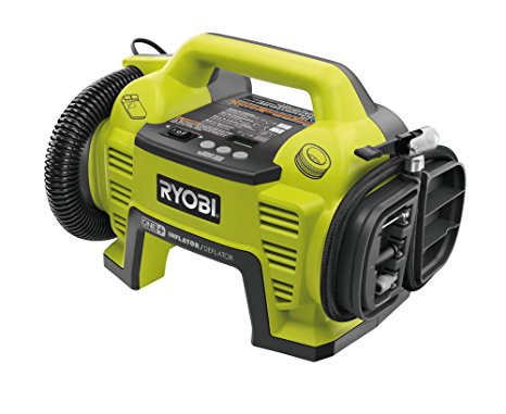 Ryobi R18I-0 ONE  Inflator, 18 V (Body Only) - Hyper Green