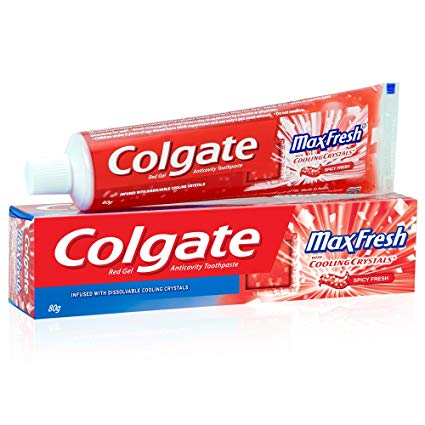 Colgate Toothpaste Maxfresh Spicy Fresh- 80 g (Red Gel)