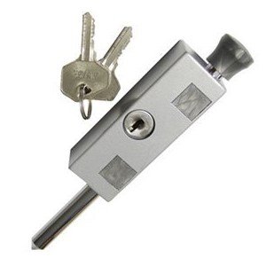 Sliding Door and Window Lock Aluminum (Patio Door Lock - Keyed)