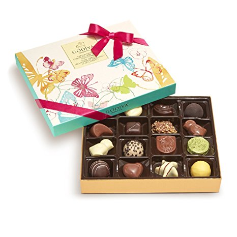 Godiva Chocolatier Assorted Gift Box, Spring Chocolate, 16 Pieces