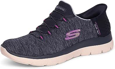 Skechers Women's Hands Free Slip Ins Summits Dazzling Haze Sneaker