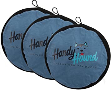Handy Hound Flying Dog Frisbee | Soft Safe Tough | Floats in Water and Safe on Teeth