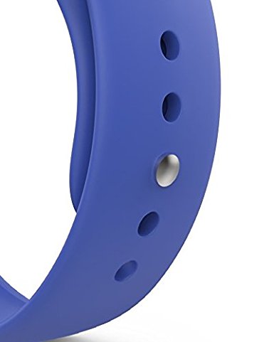 38mm/42mm Silicone Wrist Bracelet Replacement Band Strap For Apple Watch for iWatch (Royal blue 42mm)