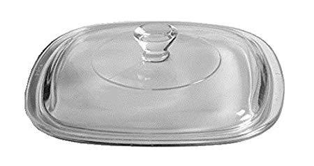 Corning Ware / Pyrex Clear Square Glass Lid ( 6 1/2" Width ) ( P-7-C )