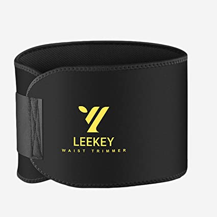 LEEKEY Waist Trimmer Belt for Women Men, Workout Waist Trainer Sweat