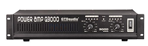 GTD Audio 2 Channel 3000 Watts 2U Stereo Professional Power Amplifier AMP