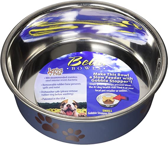 Loving Pets Metallic Bella Bowl