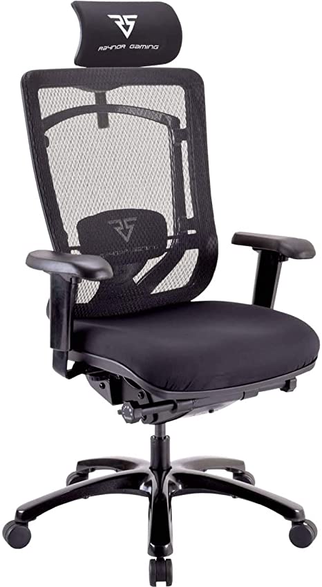 Raynor Gaming Energy Competition Plus Series Chair, Black
