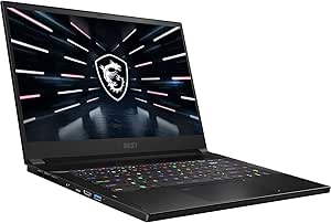 MSI Stealth GS66 15.6” 240Hz Gaming Laptop: 12th Gen Intel Core i7, NVIDIA Geforce RTX 3070Ti, 32GB DDR5, 512GB NVMe SSD, Thunderbolt 4, Cooler Boost Trinity , Win 11 PRO: Black 12UGS-246