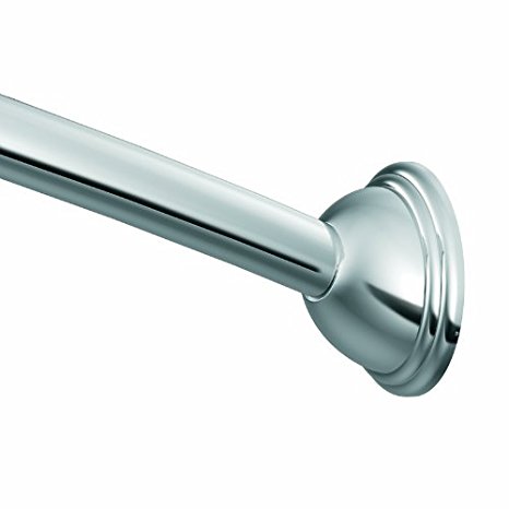 Moen CSR2160CH Adjustable Curved Shower Rod, Chrome