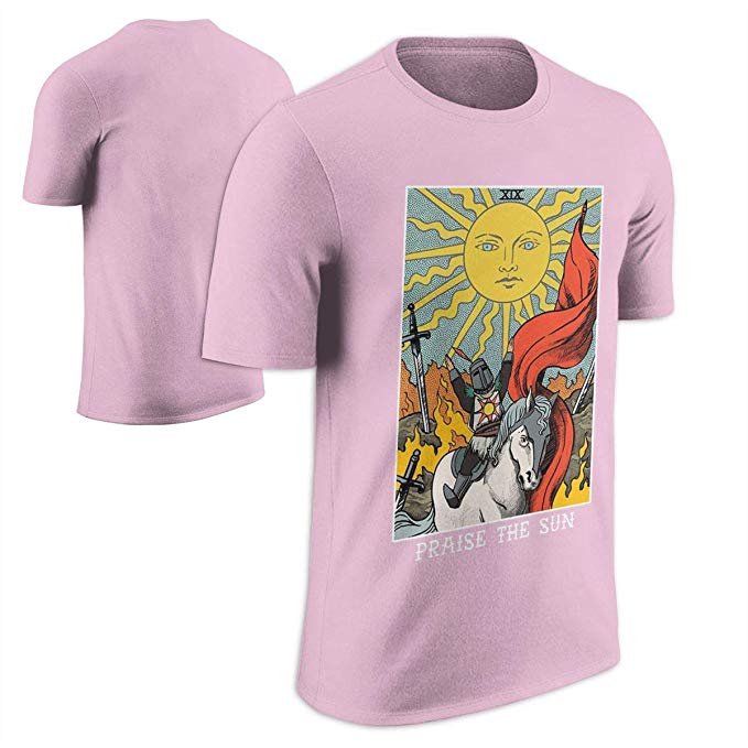 LookHUMAN Praise The Sun Tarot Card Mens/Unisex Fitted Triblend Tee
