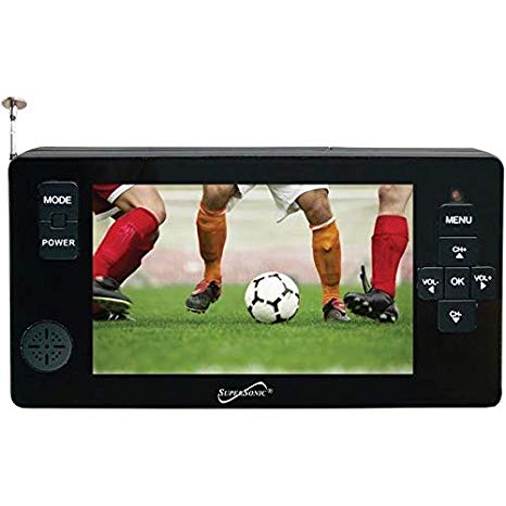 Supersonic SC-143 Portable 4 Inch Digital TV with USB
