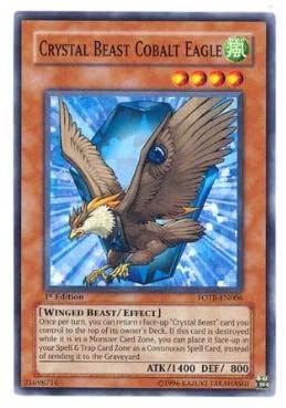 Yu-Gi-Oh! - Crystal Beast Cobalt Eagle (FOTB-EN006) - Force of The Breaker - 1st Edition - Common