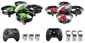 Holy Stone MIni Drone Set HS210 Red and HS210 Green