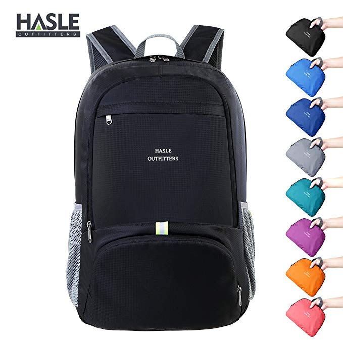 HASLE OUTFITTERS 40L Packable Hiking Backpack, Lightweight Travel Backpack, Waterproof Backpacking Backpacks, Folding Hiking Daypacks.