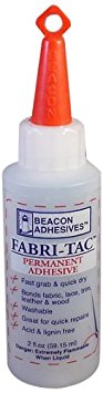 Beacon Fabri-Tac Permanent Adhesive, 2-Ounce