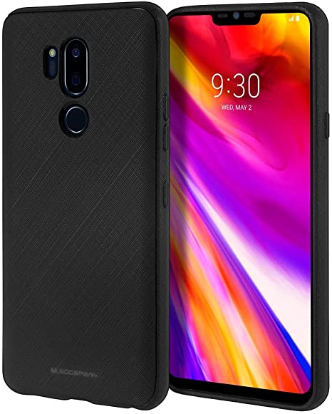 Goospery Style Lux Jelly for LG G7 ThinQ Case (2018) Thin Slim Bumper Cover (Black) LGG7-STYL-BLK