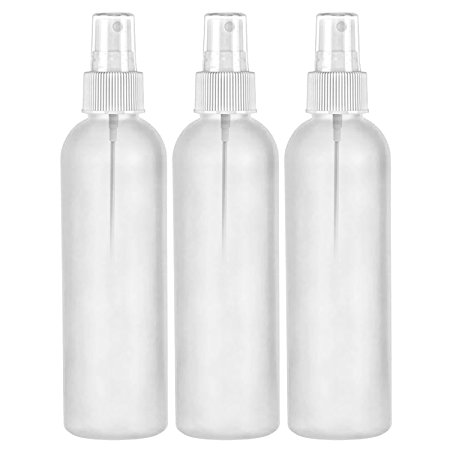 MoYo Natural Labs HDPE 4 OZ MIST BOTTLE Translucent spray bottle SPRAY MIST BOTTLE HDPE 4 oz mist bottle 3 Pack