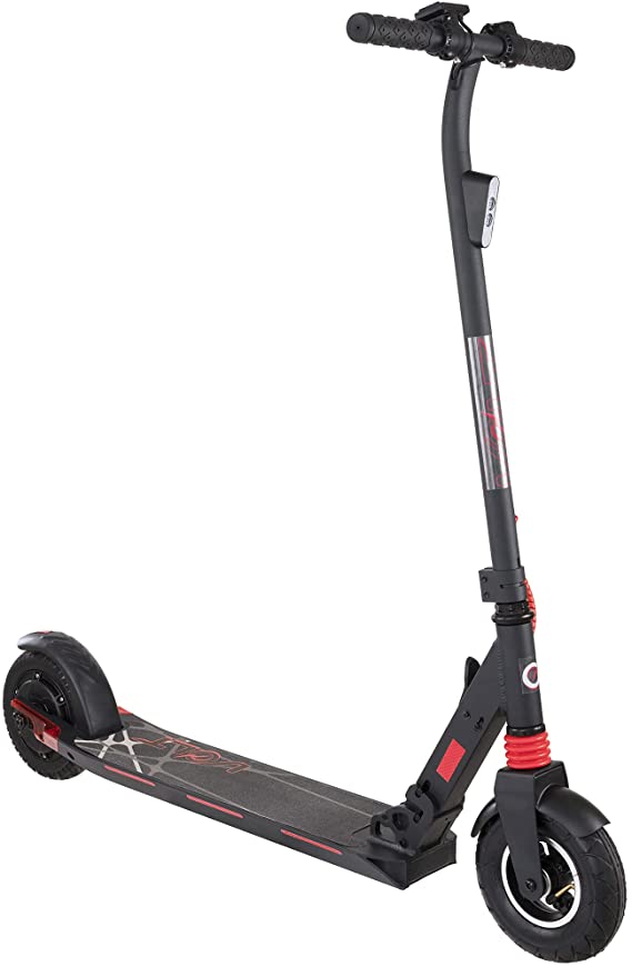 EVO Electric Scooter With Lithium Battery VT5 | Red, 350W Motor, 36V, Top Speed 25KM/H, Max.Weight 100kg, Folding E-Scooter, Adults and Teenagers